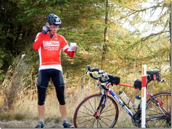 Colin doing radio interview(Benlomond)