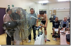 VO2 max testing at Massey