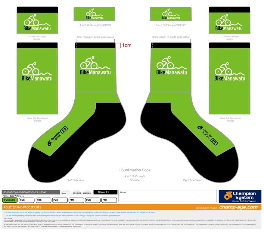 Sublimation Socks_SSK007